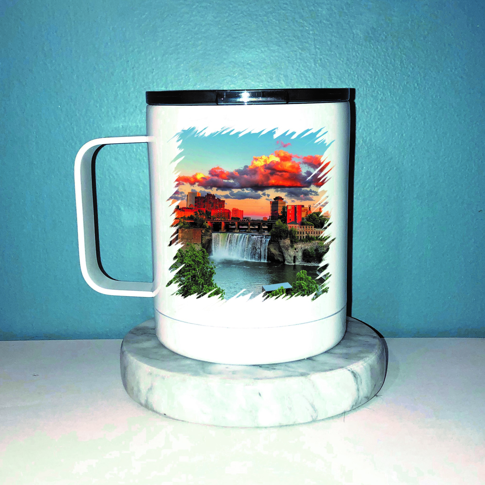 High Falls photo mug.