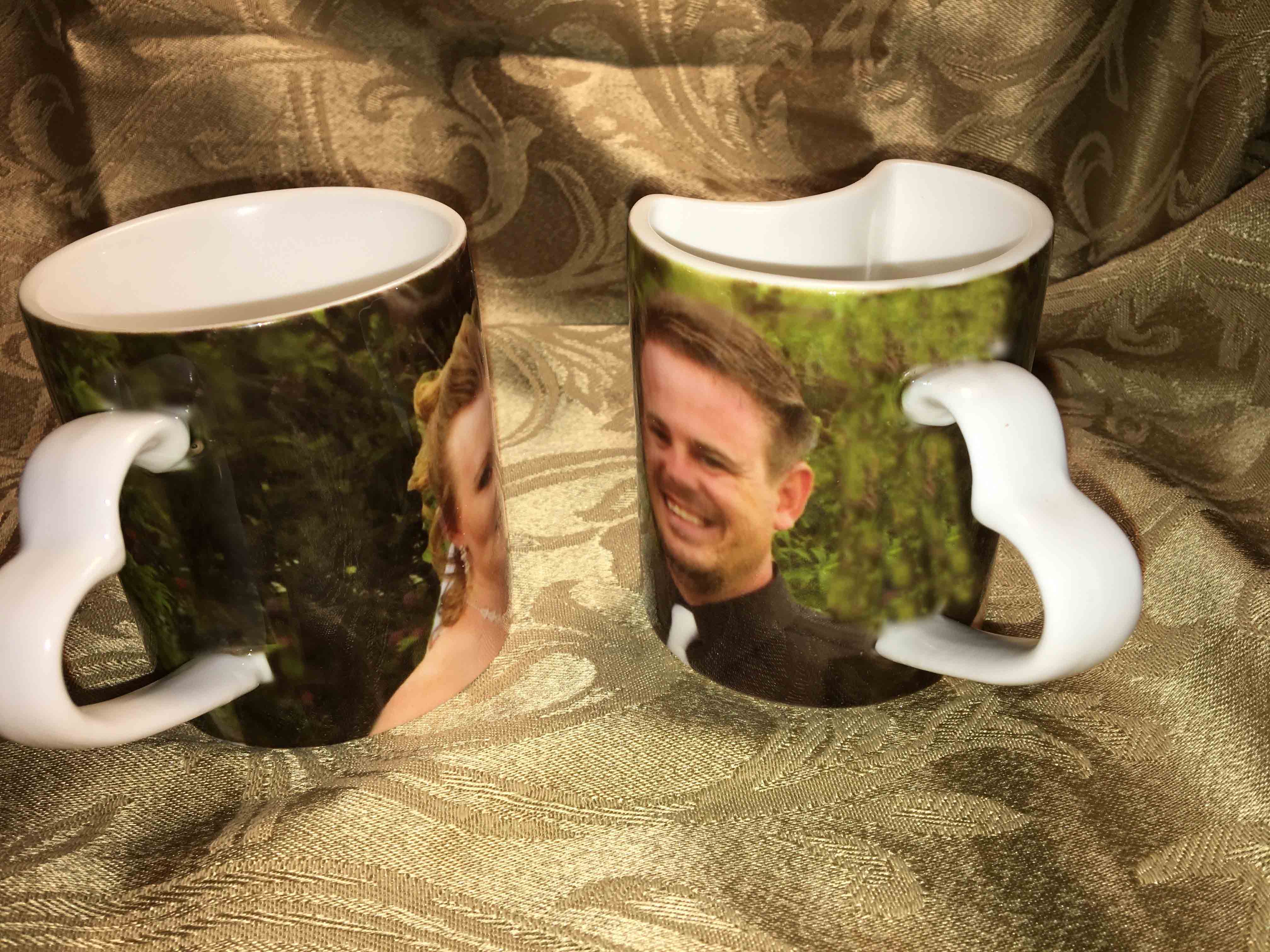 Used the shrink wrap to do a full wrap on the luvmug set . An anniversary gift for my son and d