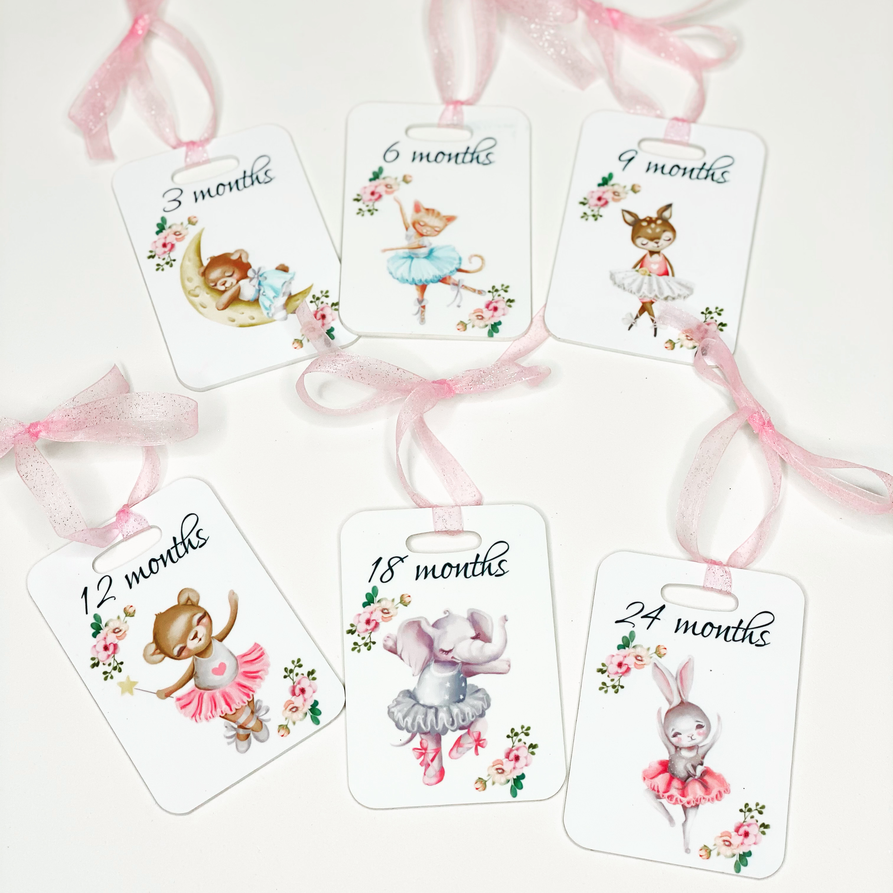 Luggage tag holders turned into closet organizer tags