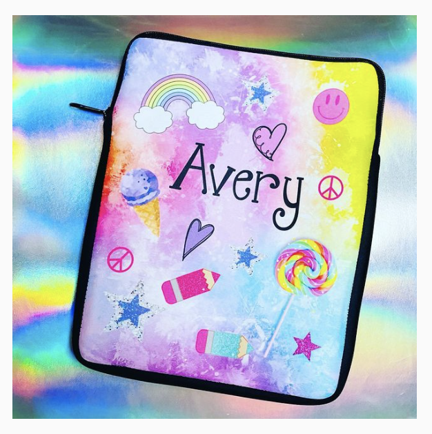 Kids love designing their own ipad cases for school!