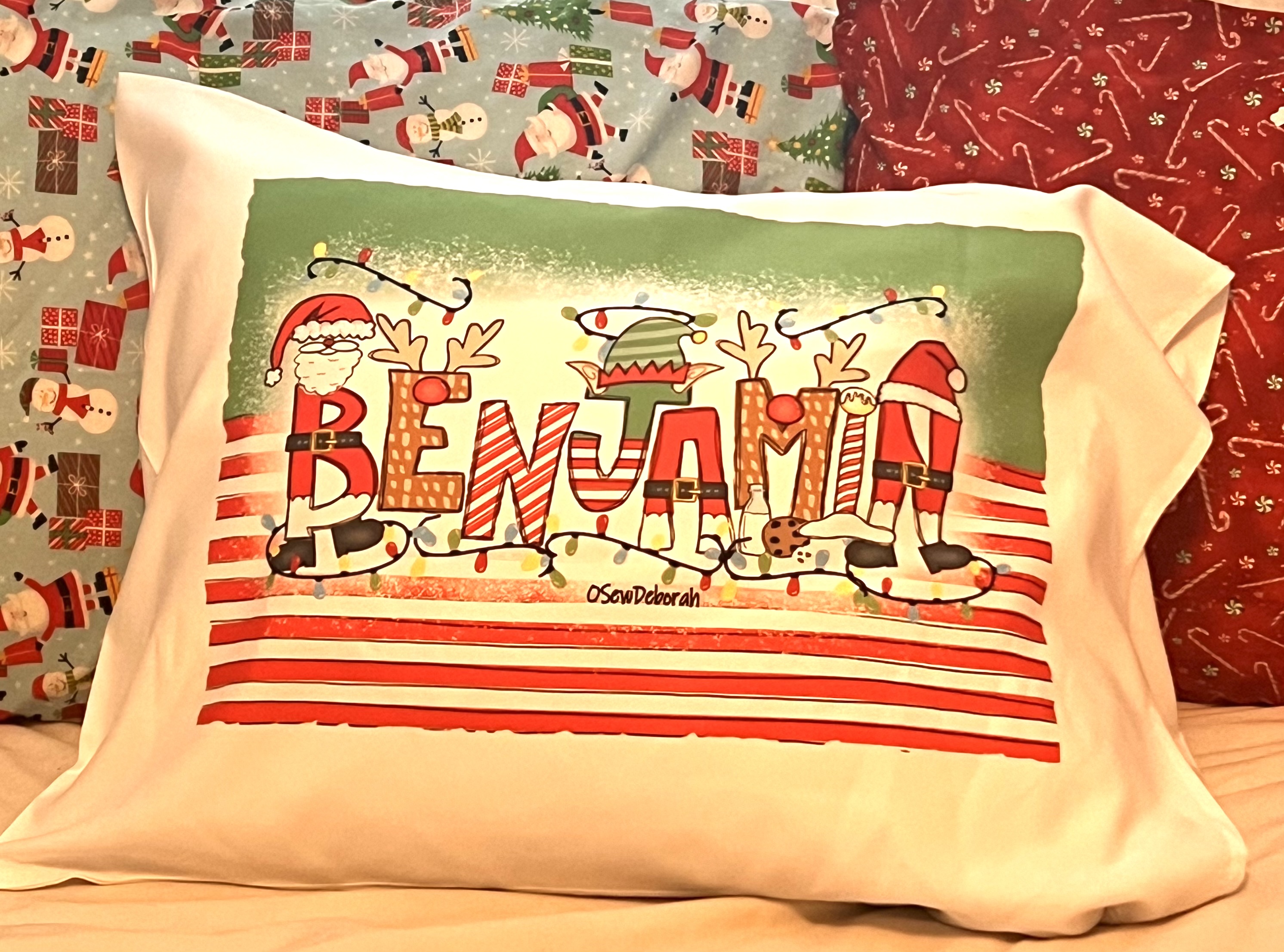 Personalized Pillowcase
Perfect Tradition to cherish each year
Printed in 13x19 on SG1000