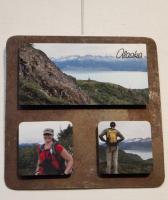 Pictures from an Alaskan summer hike at midnight using 3 Chromaluxe photo panels and a rusted p