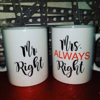Mugs for the perfect couple after all 
