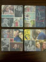 Custom sandstone coasters for a special newlywed's gift!
