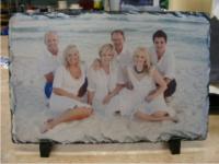 I received this Christmas card photo of my daughter-in-law's family at the beach.  It looks gre