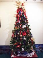 This is the Conde Christmas Tree - in our lobby! Decorated by Adam Marritt
