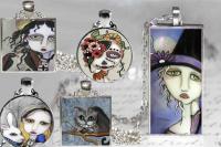 My artwork added to these awesome pendants.