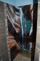 Tile Mural in Shower