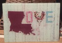 Love cutting board from the Louisiana Series