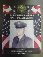 Client wanted memorial flags made for several of their family that are/were in teh military.  L
