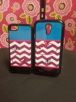 Personalized friend infinity matching Phones......used Iph5C & SamS4 covers