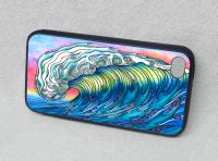 Artwork is from colored pencil/ink originals - printed onto iPhone covers.