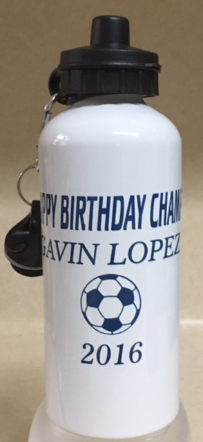 Water Bottle, used for a Birthday Champ!