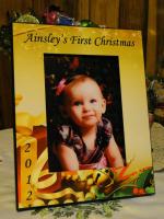 Unisub Frame for our Granddaughter's First Christmas