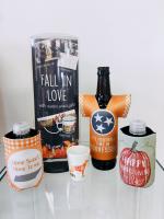 Here is a collection of our fall drinkware items! From huggers to shot glasses, we have everyth
