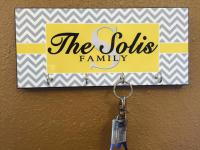 Personalized Key Hanger with Family Name!
