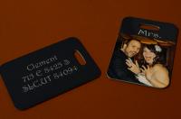 Mr. and Mrs. Luggage tags