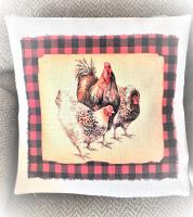 I love chickens and I made this with my Sawgrass 800.  I used the zippered pillow sham that was