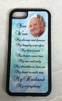 My husband passed away and I designed my phone case to honor him.