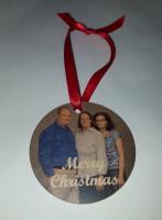 First time doing one of the natural wood holiday ornaments, WOW is all I can say.  Left the tex