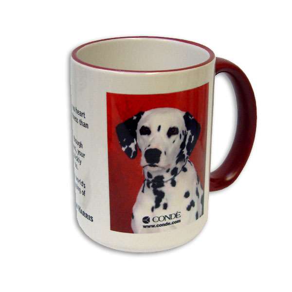 Blank Sublimation Color Accent Mugs