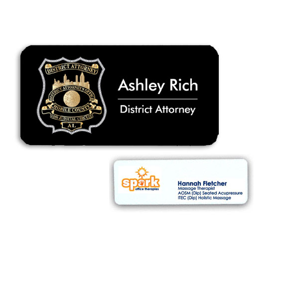 Sublimation Blank Name Tags or Name Badges by DyeTrans®