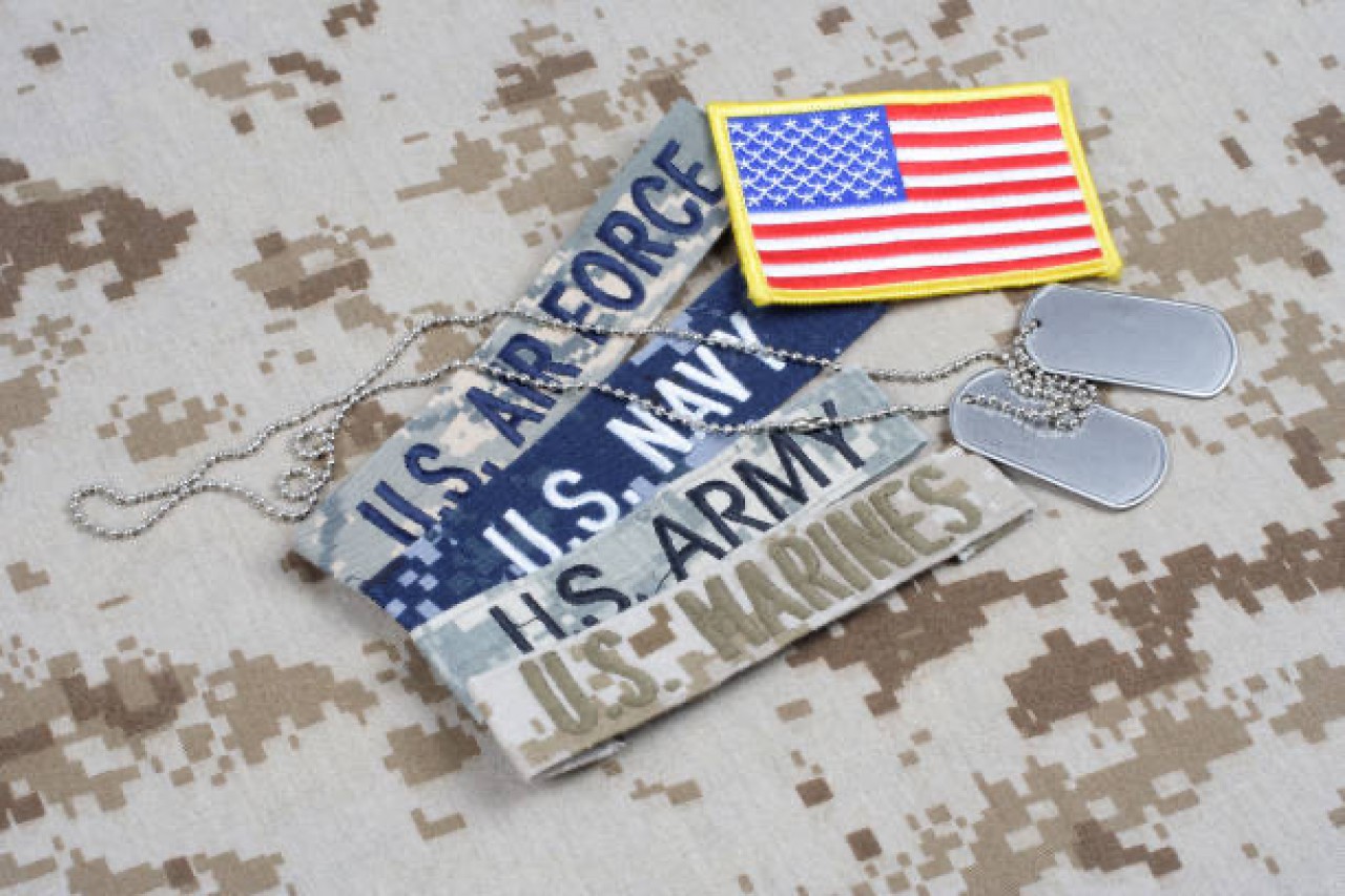 Dye Sublimation Dog Tags for Military Families