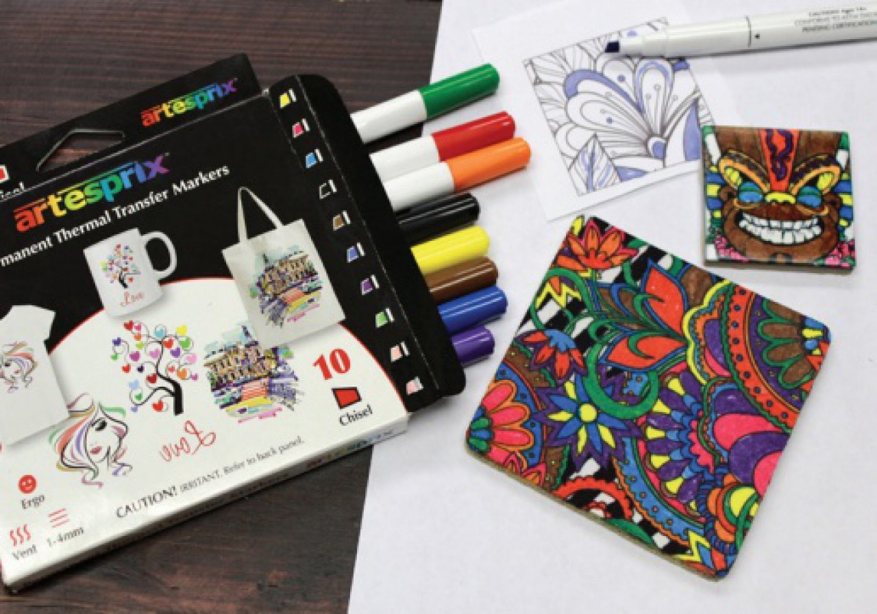 Sublimation Markers: No Computer or Printer Required