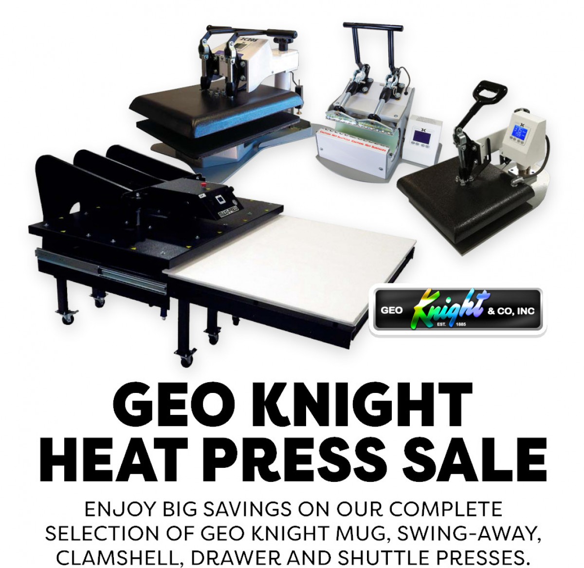 Epson SureColor Pro F570 24 Sublimation Printer w/ Geo Knight DK32AP Heat Press