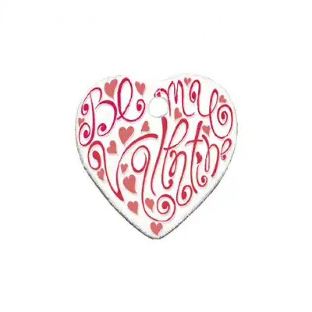 Captivate Hearts with the Porcelain Heart Sublimation Ornament