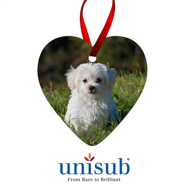 Elevate Memories with the Unisub Heart-Shaped Ornament