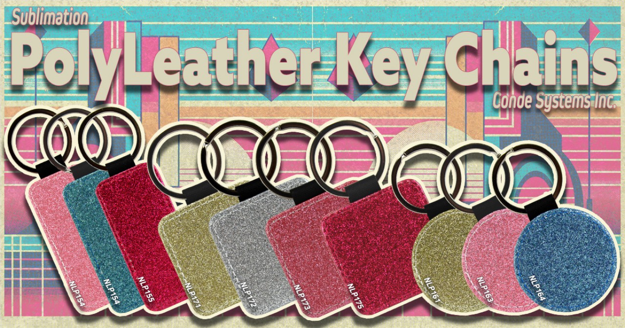 Sublimation PolyLeather Key Chains - Conde Systems Inc.