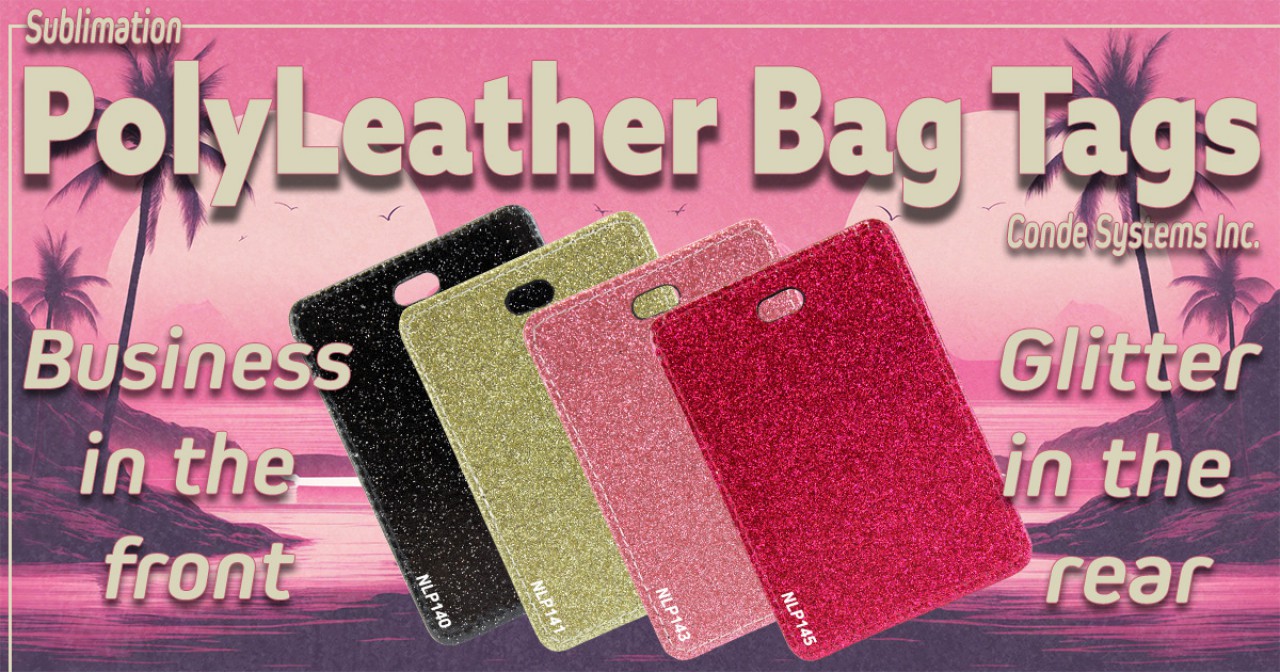 Sublimation PolyLeather Bag Tags - Conde Systems Inc.