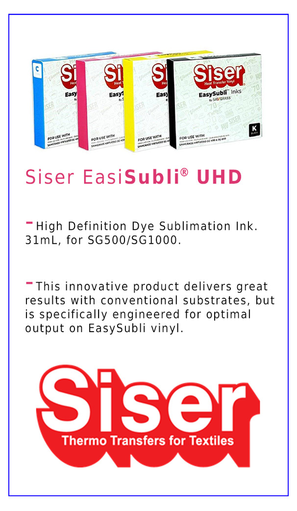 Siser Easi Subli UHD Sublimation Ink