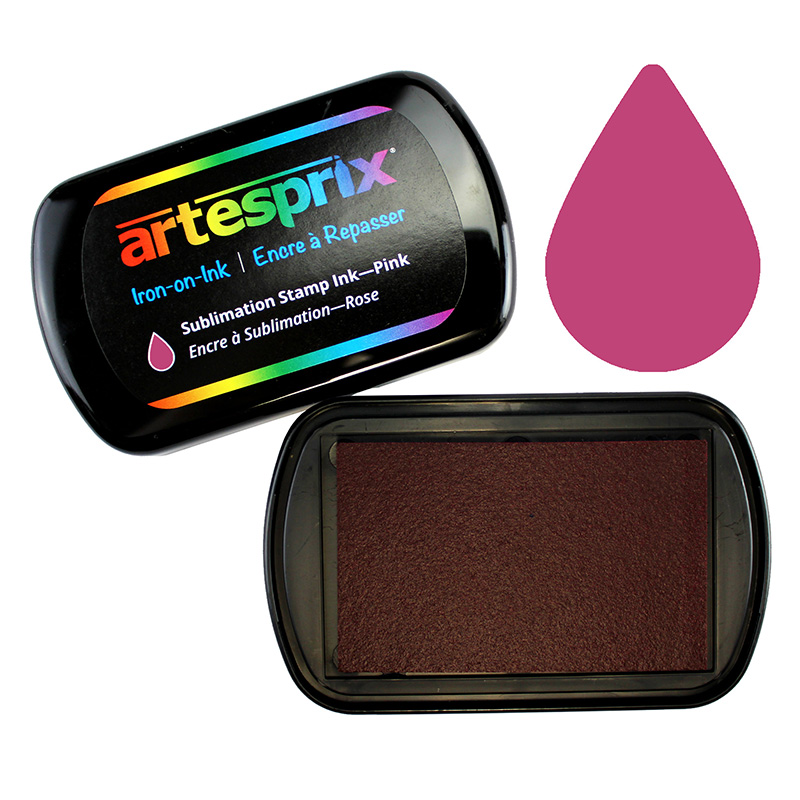 Artesprix® Sublimation Stamp Pad - Pink - 3.8" x 2.8