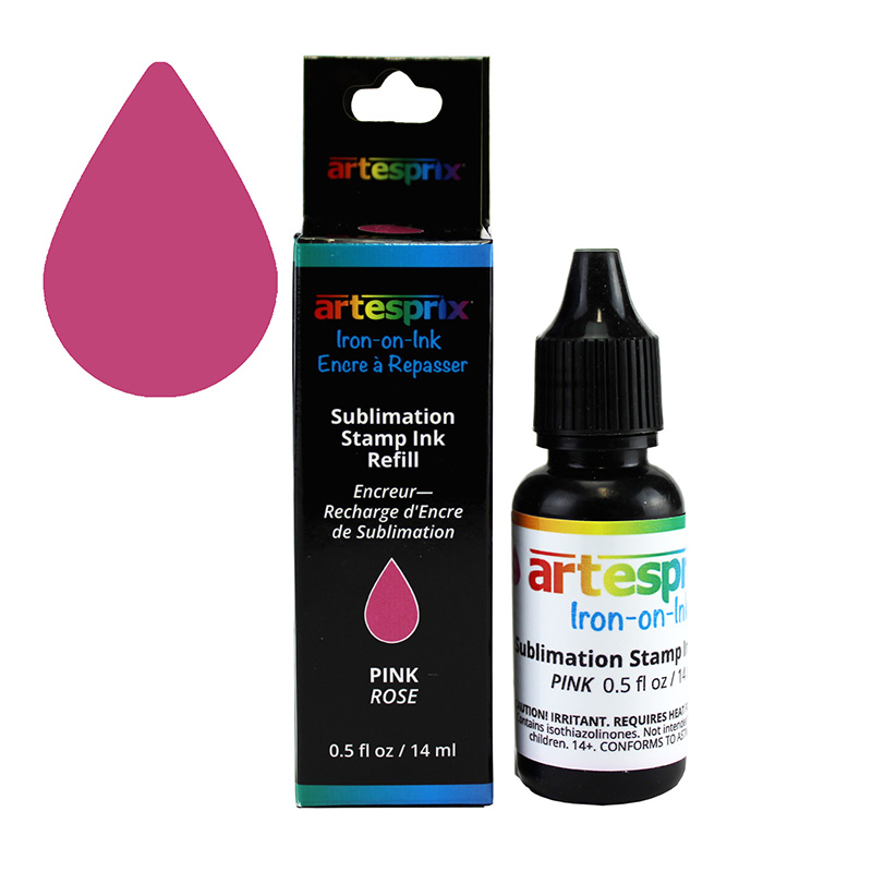 Artesprix® Sublimation Ink Stamp Pad Refill - Pink - 0.5oz