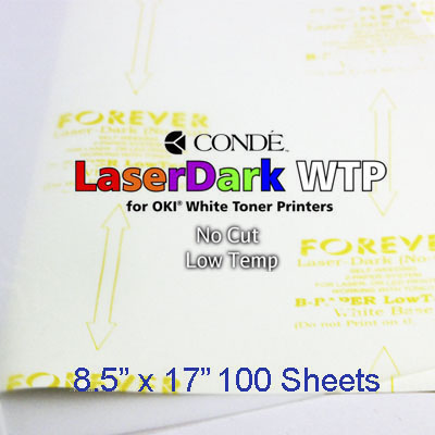Forever Laser Light 10 Sheets No-Cut Heat Transfer Paper 11" x 17" 