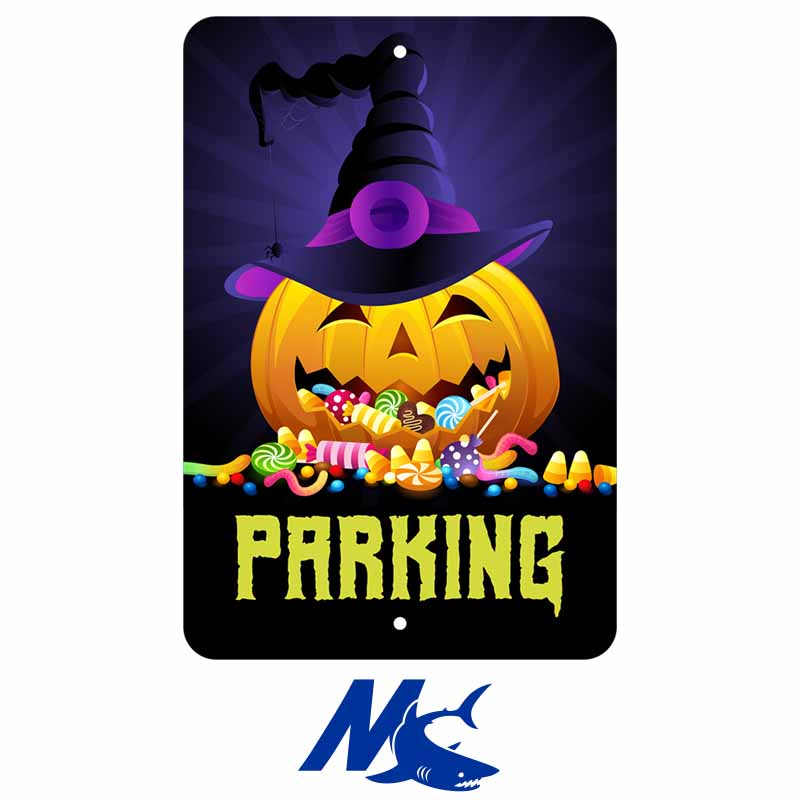 WITH HOLES 10 Pieces PARKING SIGN  ALUMINUM  SUBLIMATION BLANKS 8"x 12" 