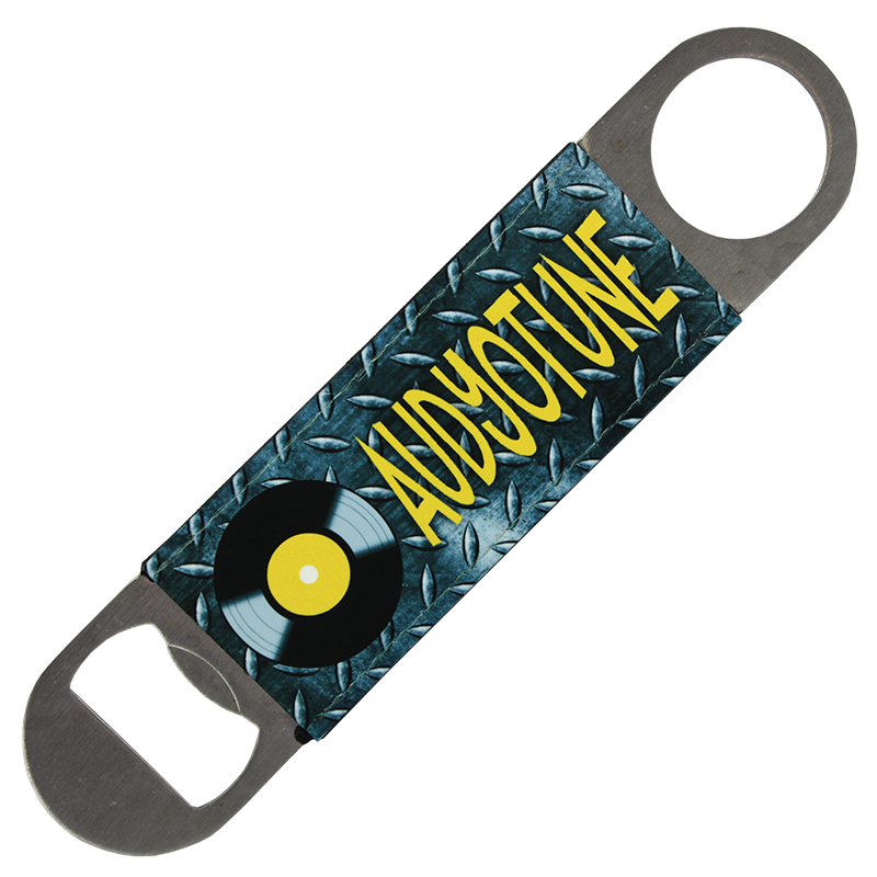 Sublimation Blank PolyLeather Clad Stainless Steel Bottle Opener - Pub