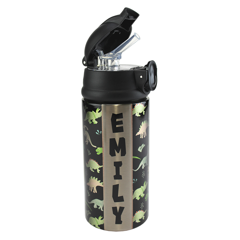  Stainless Steel Sublimation Toddler Bottle - 12oz - Silver