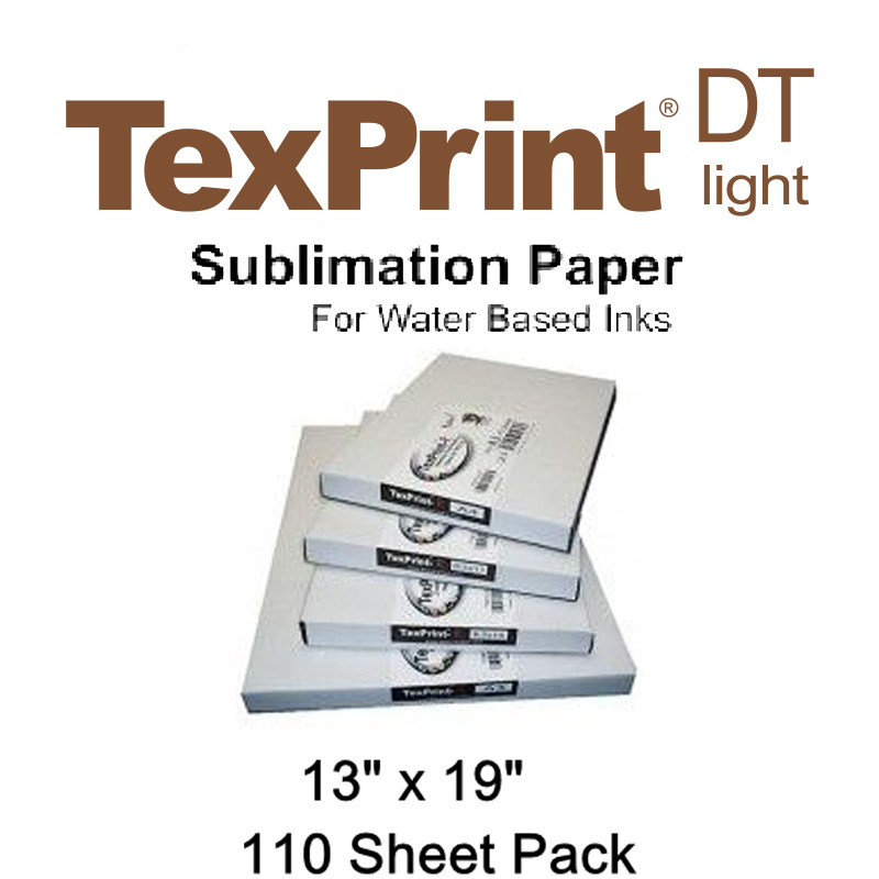 TexPrint R Sublimation Transfer Paper Box of 110 Sheets 13x19