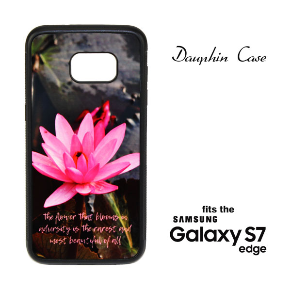 Samsung Galaxy S7 EDGE Dauphin Phone Case - Black