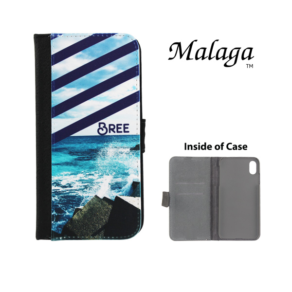 Dyetrans Sublimation Blank iPhone XS MAX Malaga Notebook Case - Black