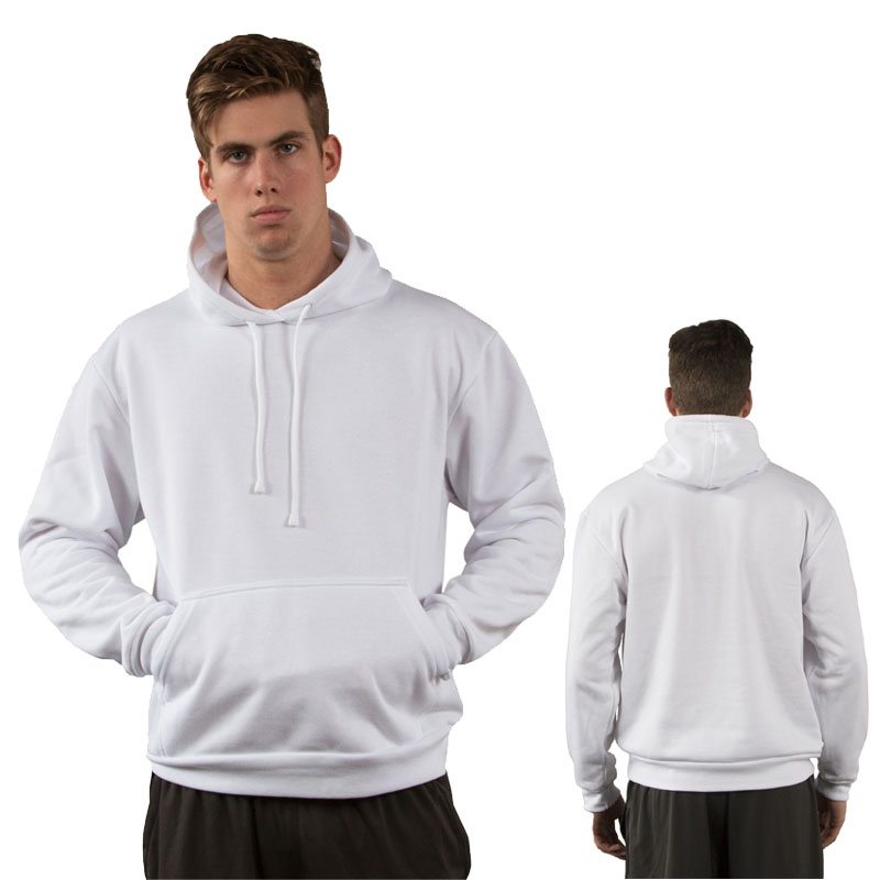 Sublimation Ready Adult Basic Hoodie Sweatshirt - Brighter White