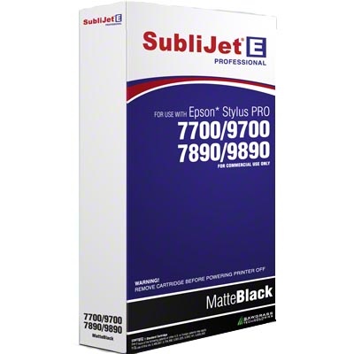 SubliJet-E 350ml Sublimation Ink Cartridge - Matte Black