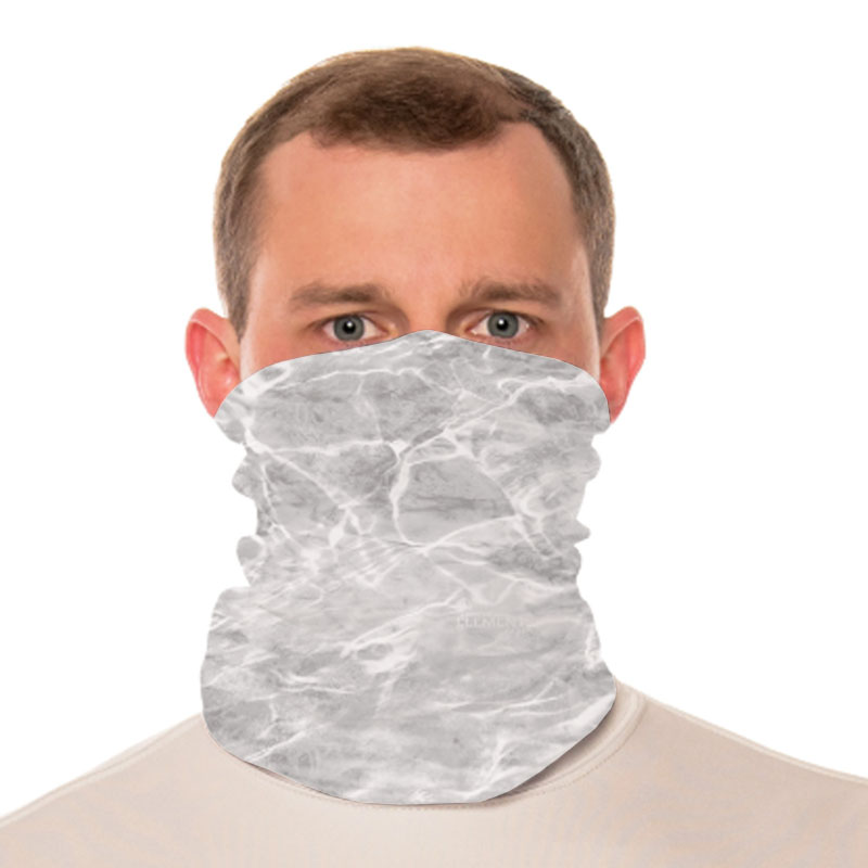 Vapor® Solar™ Fabric Neck Gaiter Endless Face Mask - Mossy Oak Bonefish - 9.25"x17.5"