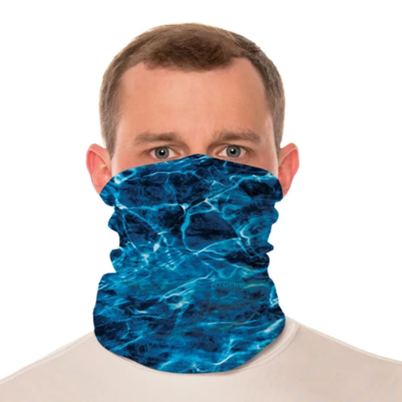 Vapor® Solar™ Fabric Neck Gaiter Endless Face Mask - Mossy Oak Marlin - 9.25