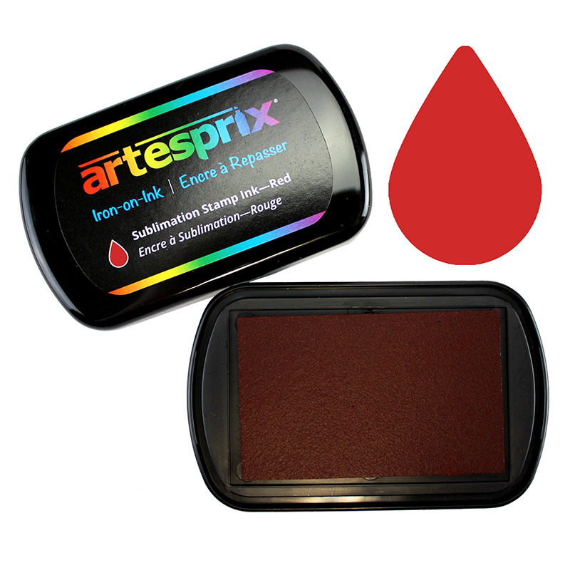 Artesprix® Sublimation Stamp Pad - Red - 3.8" x 2.8"