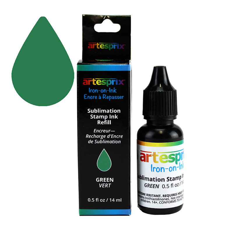 Artesprix® Sublimation Ink Stamp Pad Refill - Green - 0.5oz