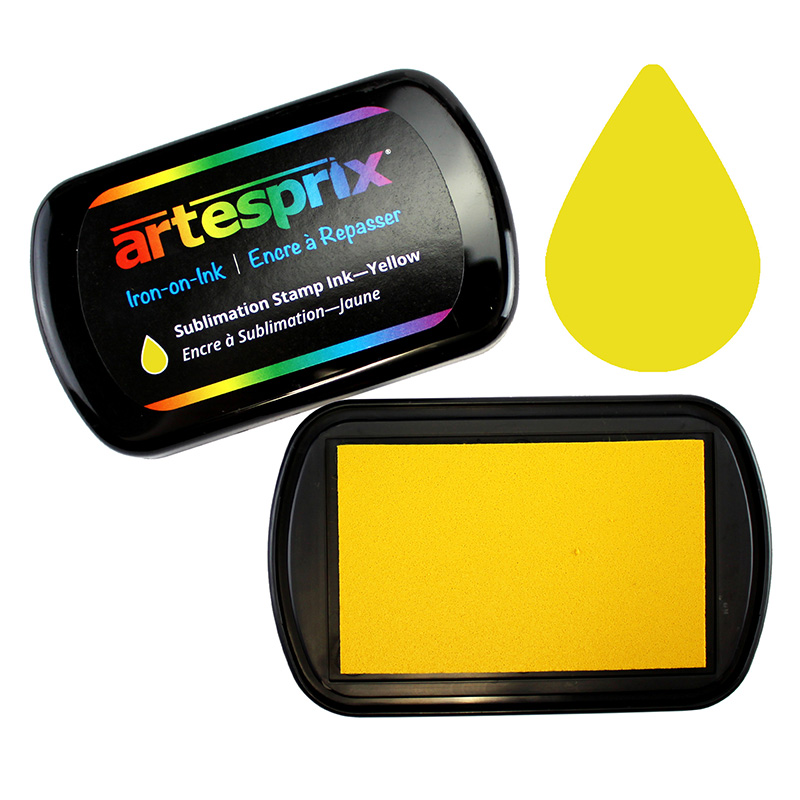 Artesprix® Sublimation Stamp Pad - Yellow - 3.8" x 2.8